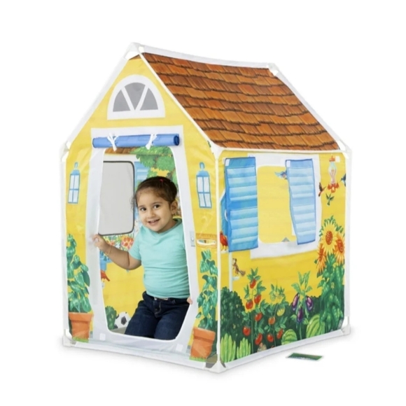 Melissa and Doug Cozy Cottage Play Tent - Picture 3 of 4